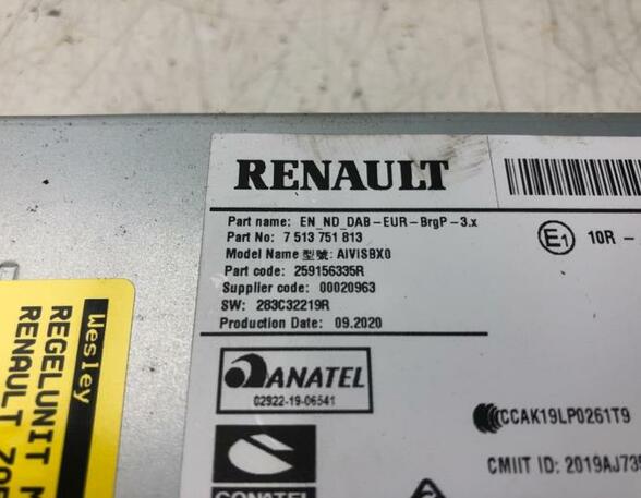 Control unit RENAULT ZOE (BFM_)