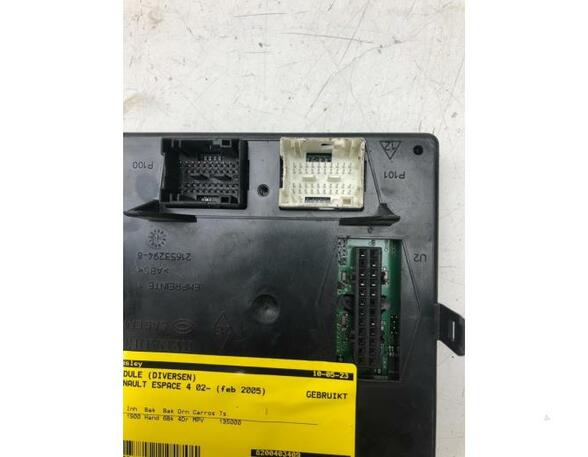 Control unit RENAULT ESPACE IV (JK0/1_)