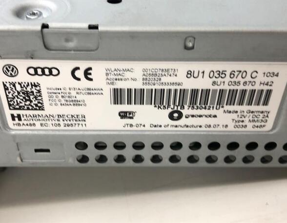 Control unit AUDI Q3 (8UB, 8UG)