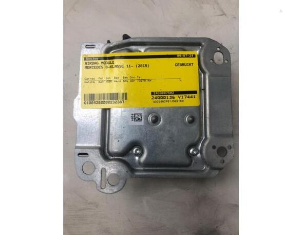 Control unit for Airbag MERCEDES-BENZ B-CLASS (W246, W242), MERCEDES-BENZ CLS (C257), MERCEDES-BENZ A-CLASS (W176)