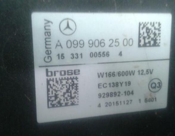 Interior Blower Motor MERCEDES-BENZ GLE (W166), MERCEDES-BENZ GLE Coupe (C292), MERCEDES-BENZ GLS (X166)