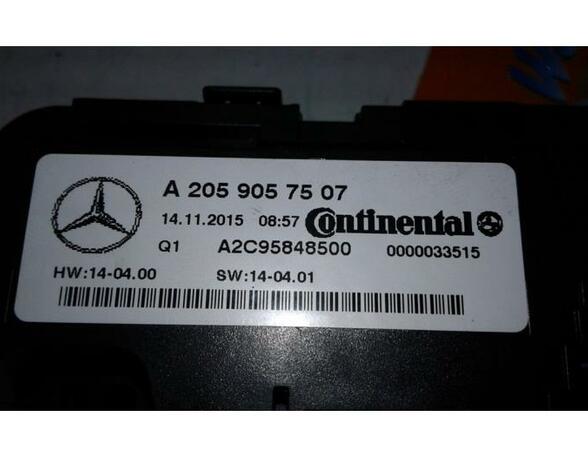 Heating & Ventilation Control Assembly MERCEDES-BENZ C-CLASS T-Model (S205), MERCEDES-BENZ C-CLASS (W205)