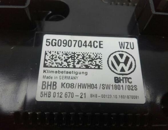 Heating & Ventilation Control Assembly VW GOLF VII (5G1, BQ1, BE1, BE2)