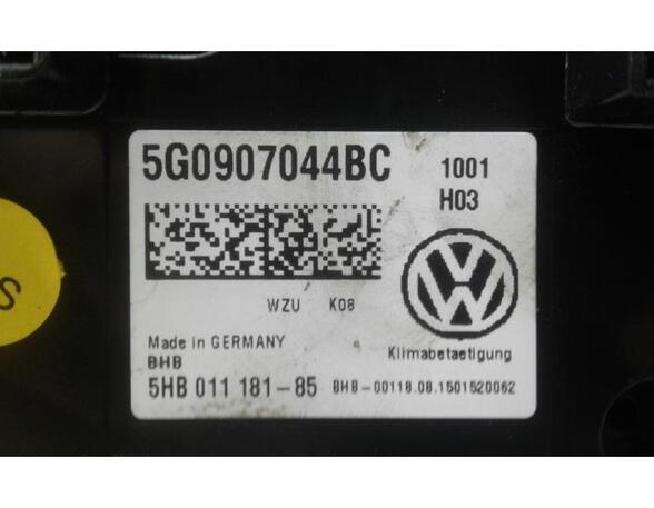 Heating & Ventilation Control Assembly VW GOLF VII (5G1, BQ1, BE1, BE2)