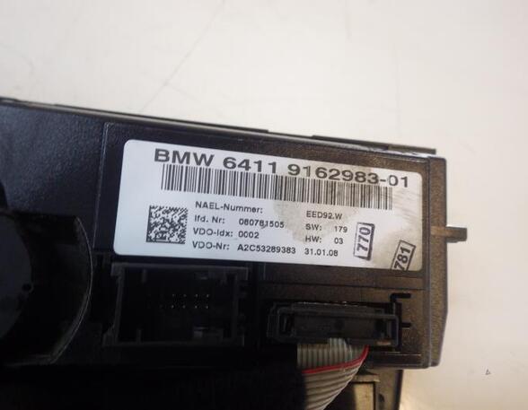 Heating & Ventilation Control Assembly BMW 3 (E90)