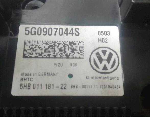 Heating & Ventilation Control Assembly VW GOLF VII (5G1, BQ1, BE1, BE2)