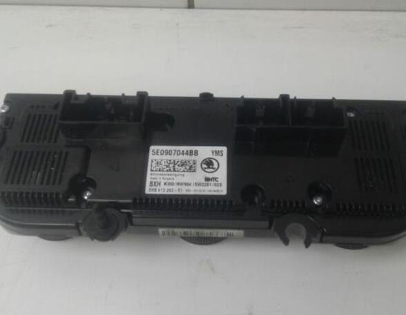 Heating & Ventilation Control Assembly SKODA OCTAVIA III Combi (5E5, 5E6)