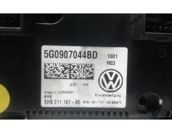 Heating & Ventilation Control Assembly VW GOLF VII (5G1, BQ1, BE1, BE2)