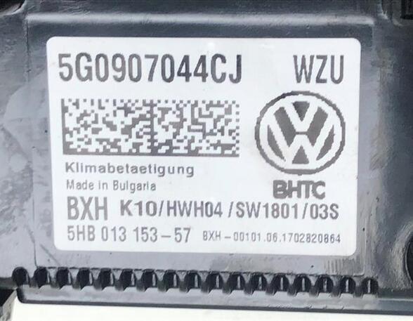 Heating & Ventilation Control Assembly VW TOURAN (5T1)