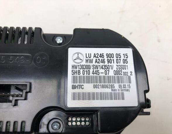 Heating & Ventilation Control Assembly MERCEDES-BENZ B-CLASS (W246, W242), MERCEDES-BENZ CLS (C257), MERCEDES-BENZ A-CLASS (W176)