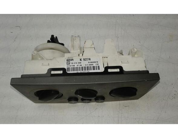 Heating & Ventilation Control Assembly OPEL MERIVA A MPV (X03)