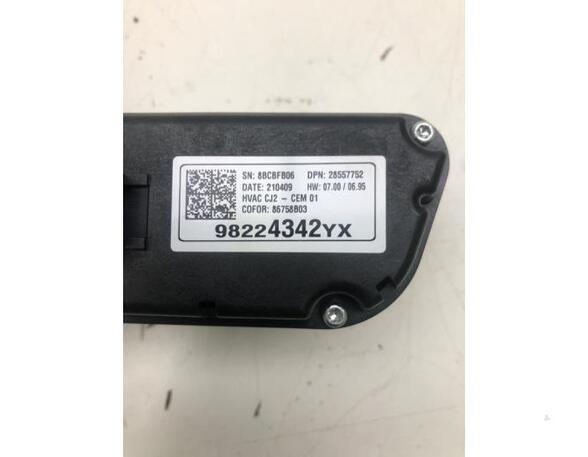 Heating & Ventilation Control Assembly OPEL GRANDLAND X (A18)