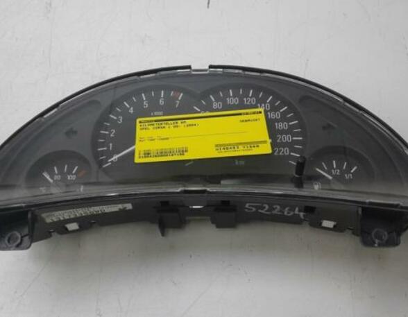 Drehzahlmesser Opel Corsa C X01 13173350 P15780369