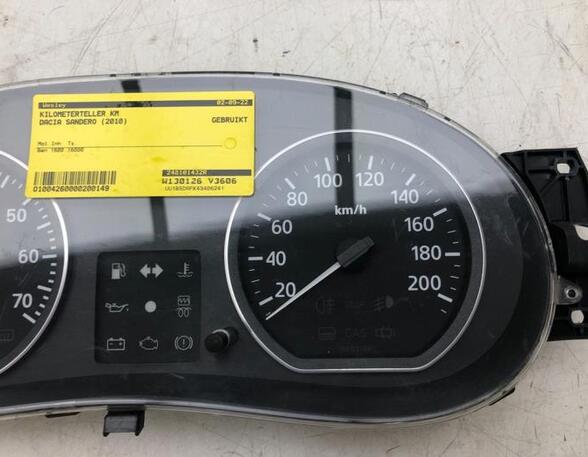 Tachometer (Revolution Counter) DACIA SANDERO, DACIA SANDERO II, DACIA DUSTER (HS_), DACIA LOGAN (LS_)