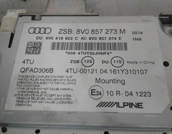 Autonavigatiesysteem AUDI A3 Sportback (8VA, 8VF), AUDI A6 Allroad (4GH, 4GJ, C7)