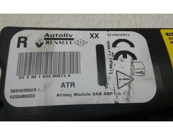 Side Airbag RENAULT CAPTUR I (J5_, H5_)