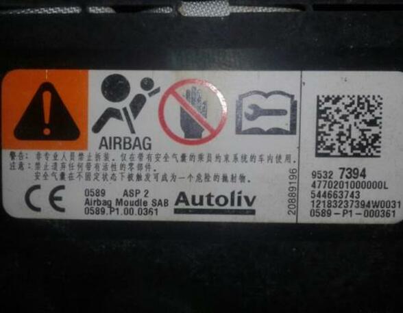 Airbag Sitz Opel Mokka / Mokka X J13 95327394 P17002019