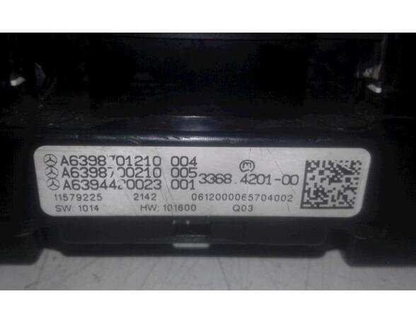 Switch for hazard light MERCEDES-BENZ VITO Bus (W639)