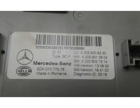 Control unit for door drawing support MERCEDES-BENZ GLC Coupe (C253)