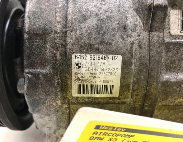 Air Conditioning Compressor BMW X3 (F25), BMW X4 (F26)