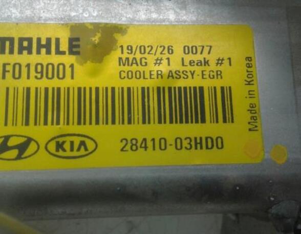 Cooler for exhaust recuperation KIA NIRO I (DE)