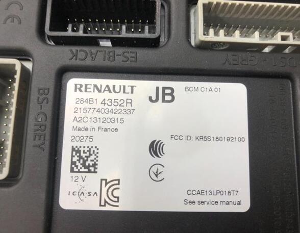 Computer Boordnet (BCM/BDC) RENAULT ZOE (BFM_)