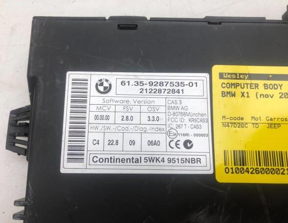 Control unit central electric (BCM) BMW X1 (E84)