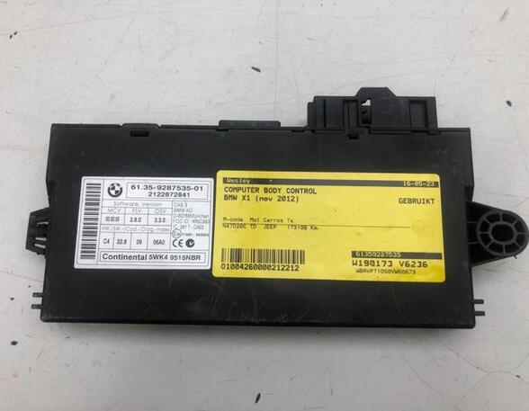 Control unit central electric (BCM) BMW X1 (E84)