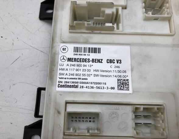 Control unit central electric (BCM) MERCEDES-BENZ GLA-CLASS (X156)