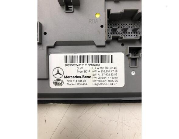 Control unit central electric (BCM) MERCEDES-BENZ GLC (X253), MERCEDES-BENZ C-CLASS T-Model (S205)