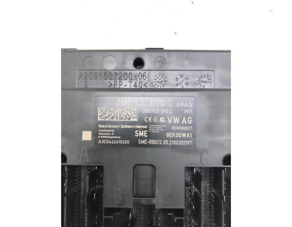 Control unit central electric (BCM) VW POLO (AW1, BZ1)