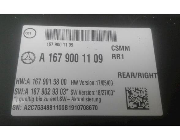 Control unit for seat MERCEDES-BENZ GLE (V167), MERCEDES-BENZ GLE Coupe (C167)