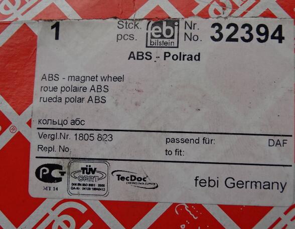 Abs Sensor Ring for DAF 65 CF Febi 32394 DAF 1805823 DAF 1391517 Polrad