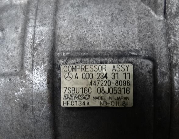 Airco Compressor voor Mercedes-Benz Actros A0002343111 Denso 7SBU16C