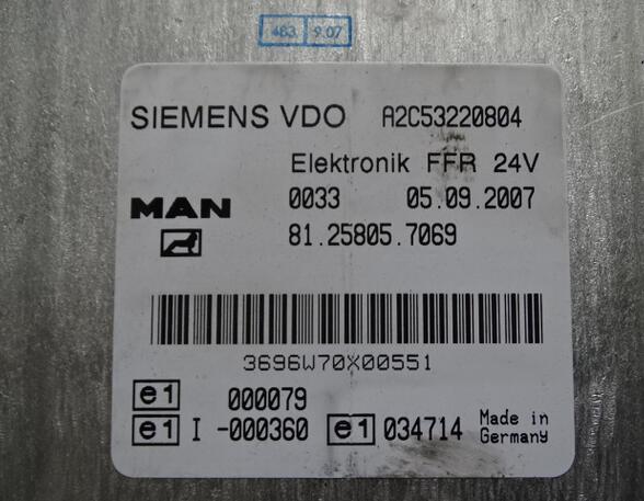 Steuergerät für MAN TGL FFR 81258057069 Siemens VDO FFR A2C53220804