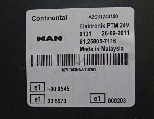 Controller for MAN TGM MAN 81258057116 PTM 24V Continental A2C31040100