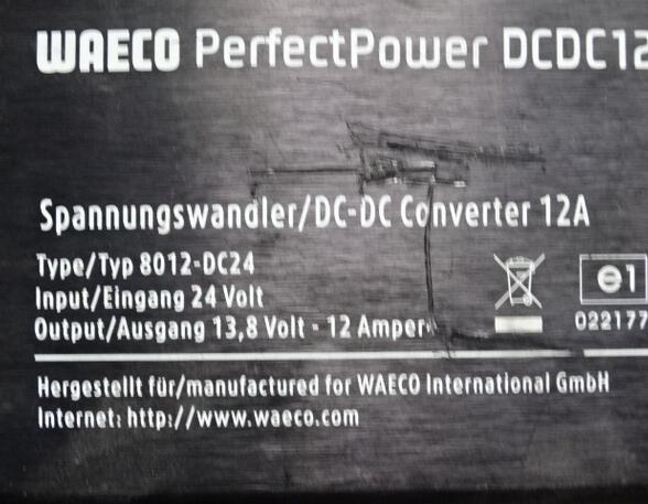 Regeleenheid voor Mercedes-Benz ATEGO 2 Waeco Perfect Power 8012 DC DC 12 Spannungswandler