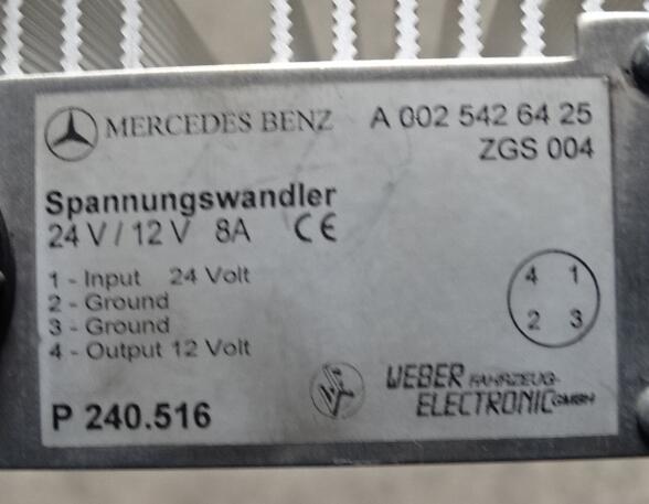 Steuergerät für Mercedes-Benz ATEGO A0025426425 Spannungswandler 24V/12V 8A Weber