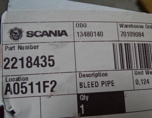 Fuel Line for Scania R - series Scania 2218435 Entlueftungsleitung