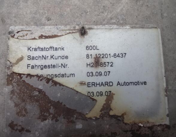 Kraftstoffbehälter (Kraftstofftank) MAN TGX 81122016437 Tank 600 Liter Dieseltank inkl. Halterungen 