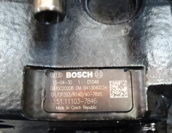 High Pressure Pump for MAN TGX 51111037846 Bosch 0445020208