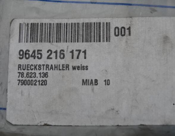 Begrenzungsleuchte für DAF 45 78623136 Rueckstrahler 94mm x 44mm selbstklebend weiss