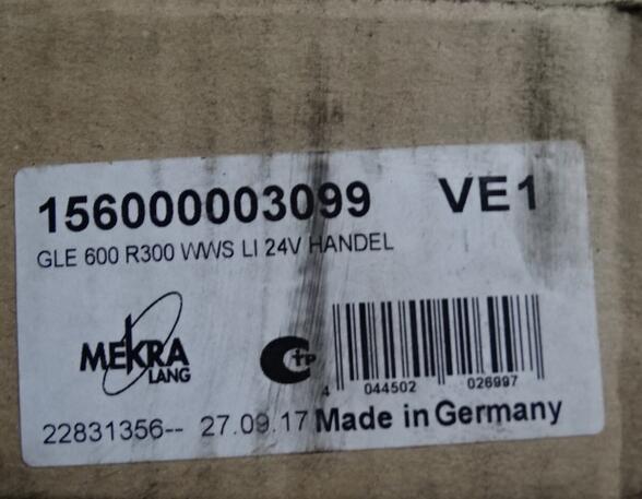 Buitenspiegelglas voor Mercedes-Benz Actros MP 4 A0028116533 Mekra 156000003099