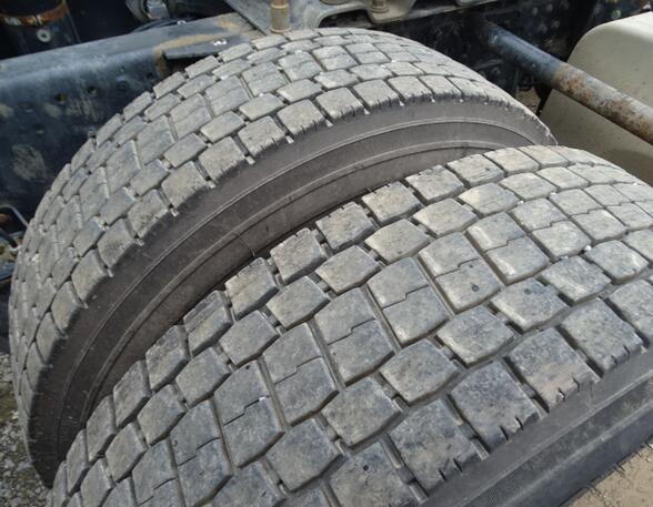 Achterwiel voor MAN TGX Fullrun TB755D 315/80R22,5 Stahlfelge Reifen Hinterachse