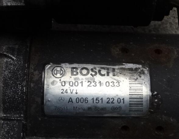 Anlasser (Starter) für Mercedes-Benz ATEGO A0061512201 BOSCH 0001231033 24V 4,0 kW