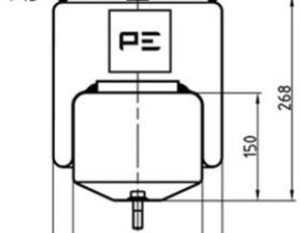 Air Tank compressed-air system for Volvo F 10