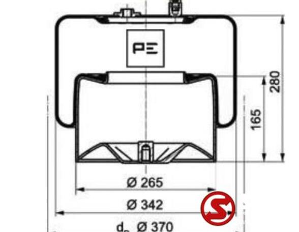 Luchtreservoir pneumatisch systeem voor MERCEDES