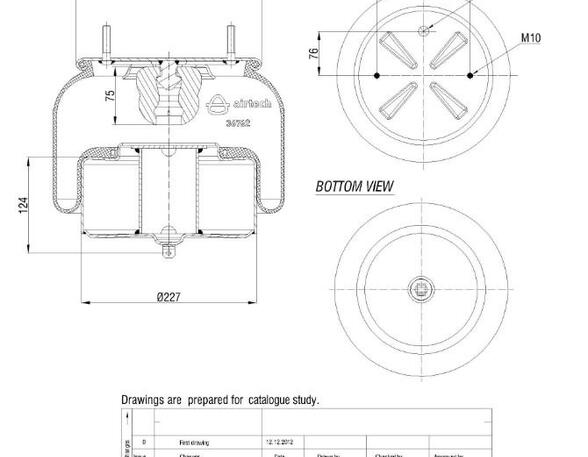 Luchtreservoir pneumatisch systeem voor Volvo F 10