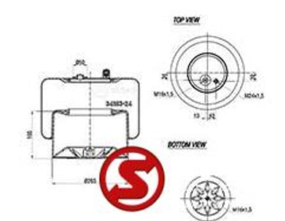 Air Tank compressed-air system for MERCEDES