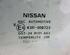 Side Window NISSAN QASHQAI / QASHQAI +2 I (J10, NJ10, JJ10E)